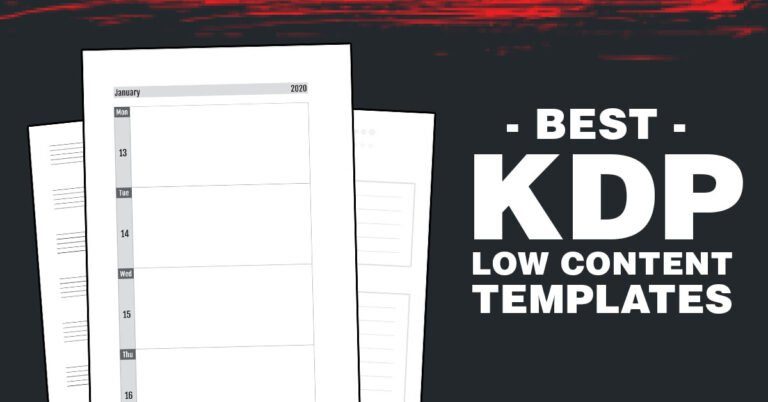 8 Best low content book templates that make money Niche Perfect